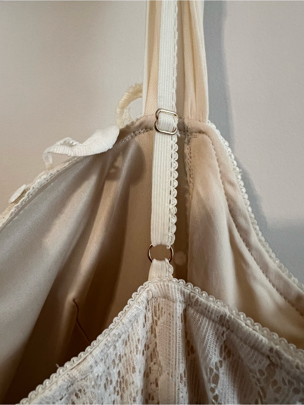 Ivory Lace Fringe Maxi Dress - Picture 8 of 9